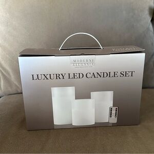 Luxury LED Candle Set - White